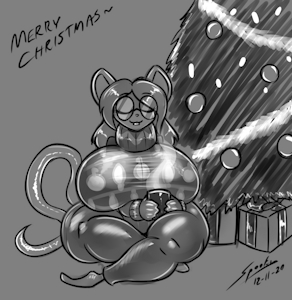 Milkette Christmas 2020 by GrayscaleRain by Milkie