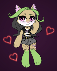 E-girl Kiwi Chibi by KiwiCutie