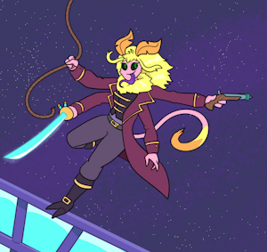 Avast, ye swabbies! Captain Greeneyes is here! by merle