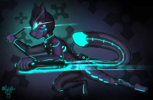 Slicey Ninja Cat by Mushbun