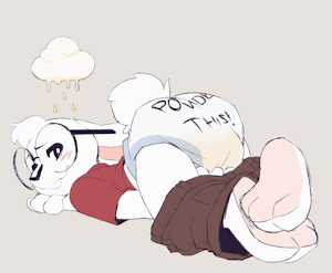 Nerd bun padded by Leosaeta
