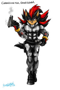 COMMISSION: Agent Shadow by Mimy92Sonadow