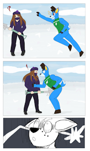 Accidental Shovel Punt by ConquestGoddess