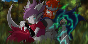 Vasuki And James On A Treacherous Quest by SKYBEATZ