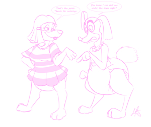 All Dogs Go to Heaven and Sometimes Dresses by runtashea