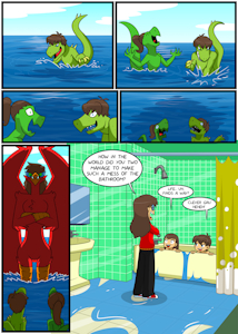 Sandra's Bathtime Blues by ArcRoyale