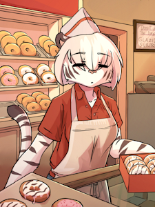 Tiger Donut by TheDomovoi