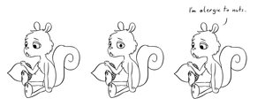 Sad Squirrel is sad by SenGrisane