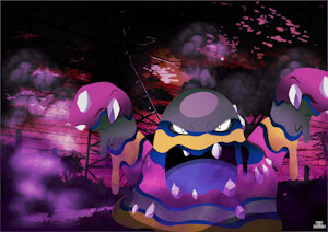 Alolan Muk - The Dark Poison by edonova