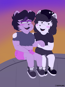 Catty And Temmie by KippLink