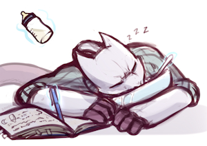 Sketch - Overworked by Bahnbahn