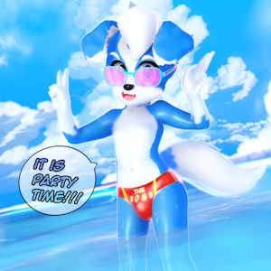 The Boss chillin in a red speedo. (Nelson88) by Fusionxglave