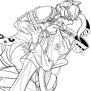 SilverAsh x DrHayashi by riverhayashi