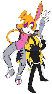 Leon & Bunnie by TheRoboticQ