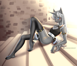 Pony maid in the sunshine by Edemioshi