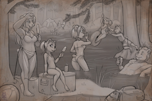 Bear family by Lichfang