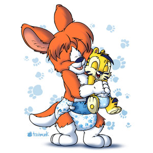 Roo Hugs by TaviMunk