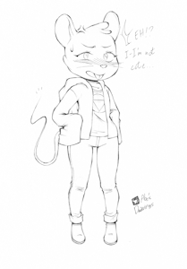 OMG SHE SO CUUUTE🐭 by AbesDrawings