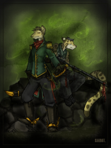 Cavalry and Long Rifle by sabot