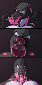 [C] A big lipped Salazzle by JAMEArts