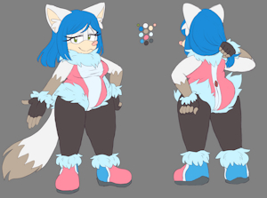 An actual ref sheet by Snowpupper98