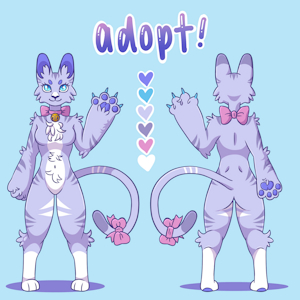 Cotton Candy Serval Adopt [OPEN] by willowsarthouse
