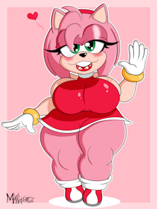Chibi/shortstak THICC Amy by mrxrickyx