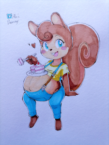 OC Marie Owens🐿️💕 by AbesDrawings