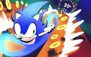 Sonic 30th Anniversary by MarlenDLucy