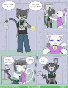 Pushing My Buttons Page 1 by Milachu92
