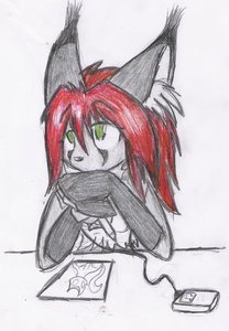 Thinking by 12NeilocaKitty21