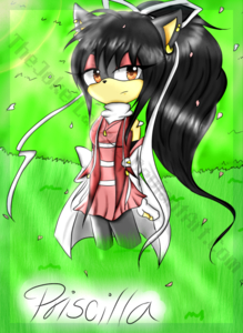 2/5 For Kikyo-garden .:Priscilla:. by xtrinityjokerx