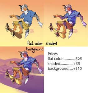 Commissions Open! by marshmellerditty