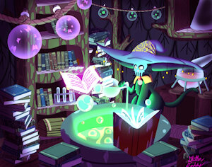 The Cat Witch by ItsGlitterDaddy