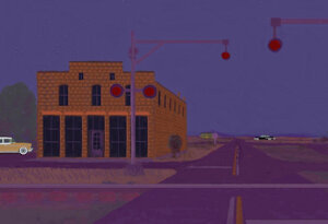 A Short While Before Sunset in Duran, New Mexico by moyomongoose