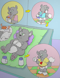 Caiden's Very Bad Day! *Full Comic* by Toddlercaiden