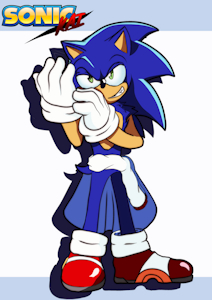 Sonic Kai (Sonic design) by ApselBlustar
