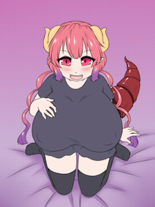 Kobayashi-san Chi no Maid Dragon - Iruru by VermelhaTan