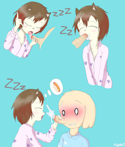 祝你有個好夢！Wish you a good dream！ by Pigkolo7