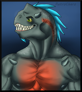 Piranha character- Lucas by ChaliIan