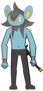 Lauritz the Luxio by TerryTheBlueFox