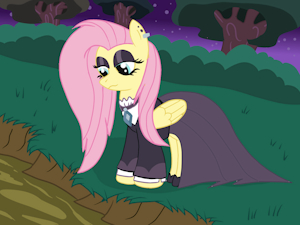 Fluttergoth takes a mud bath by mucky