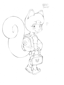 OC Marie Owens🐿️💕 by AbesDrawings
