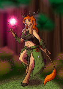 Druidess Aledia by biobasher