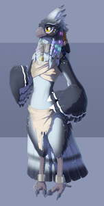 Kayla the Rito (clothed) by Yufuria101