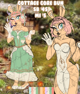 Cottage core bun adopt by FurDevArts