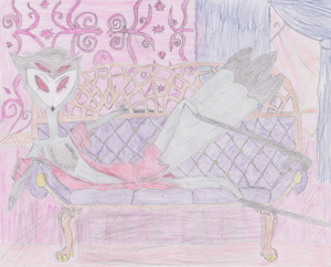 Lounging Stolas by LunarSolar