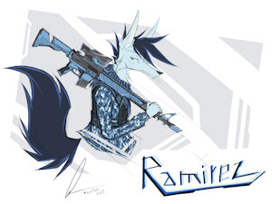 Redraw old OC by SiamFoX
