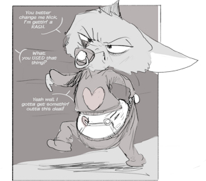 Grouchy "Baby" Finnick by ShadeKoopa