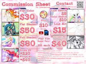 Commission Sheet - Open! by PEREGRINE